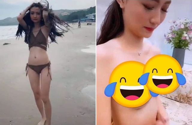 Hết ảnh quá khứ khác lạ, Vũ Thị Anh Thư lại lộ bằng chứng nâng cấp