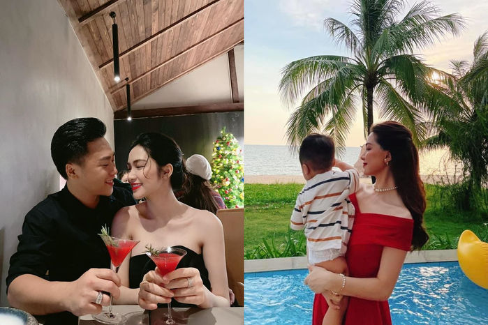 Hòa Minzy lần đầu tiên công khai diện mạo con trai: Giống bố như tạc