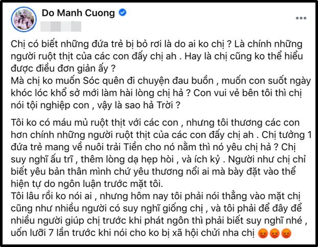 Sao Việt đáp trả khi con bị chê bai