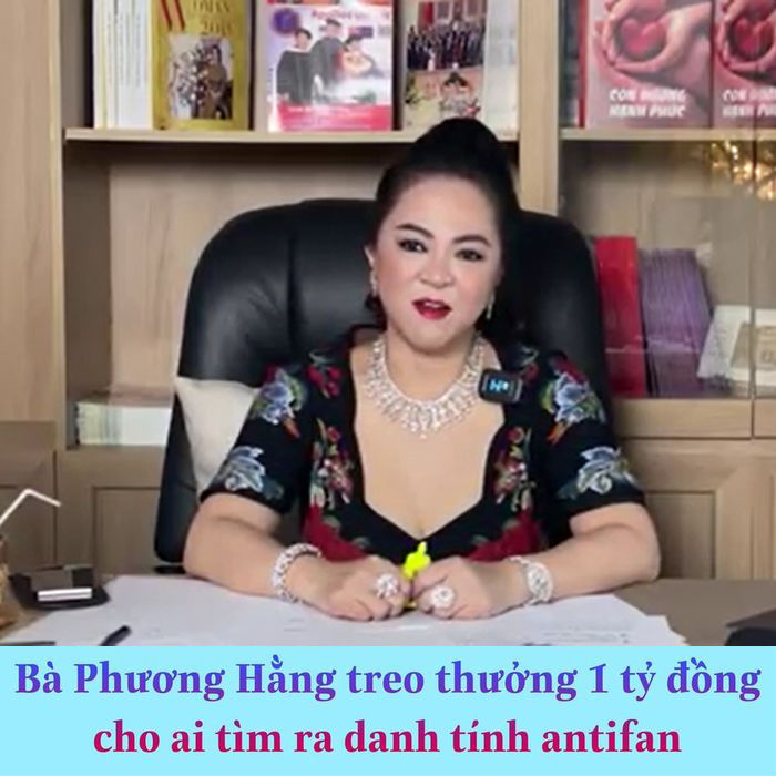 Sau livestream xin lỗi, bà Hằng thưởng 1 tỷ cho ai tìm ra antifan