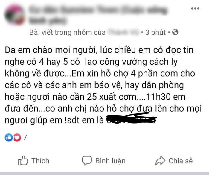 Nghĩa tình ở chung cư Thủ Đức bị cách ly: Cafe, bánh mì được miễn phí