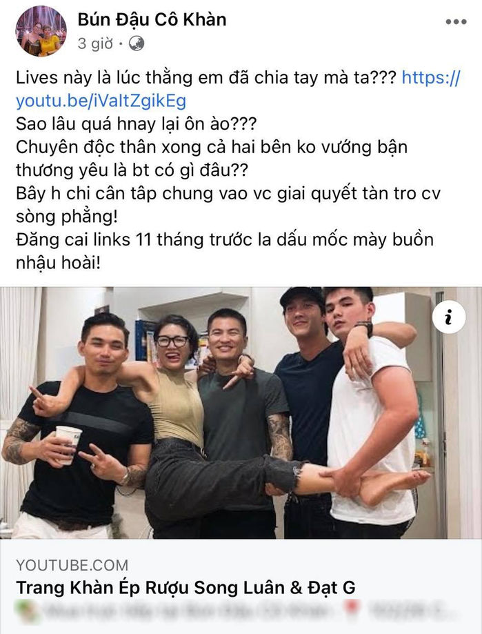 Trang Trần bênh vực Đạt G: Cả hai độc thân, thương yêu là bình thường