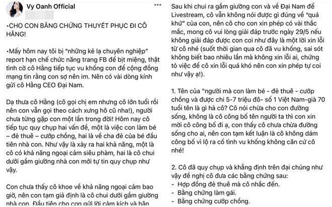 Vy Oanh tắt bình luận kênh Youtube giữa lùm xùm với bà Phương Hằng