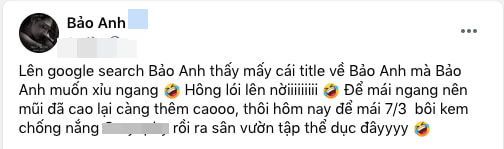 Bảo Anh phân trần về nhan sắc lạ hoắc: Mũi mẹ tôi vừa đẻ, vừa sửa nha