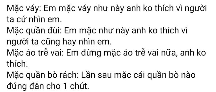 Các ông chồng: Em mặc gì cũng đẹp nhưng mặc hở là... auto ở nhà