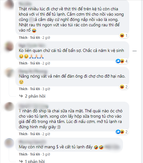 Cô vợ não cá vàng đi chợ về bỏ tiền trong tủ lạnh rồi tá hỏa đi tìm
