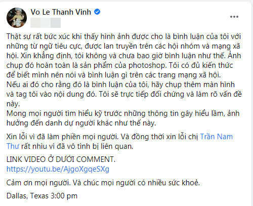 Con trai Hoài Linh phủ nhận chửi khán giả: Đó là sản phẩm photoshop