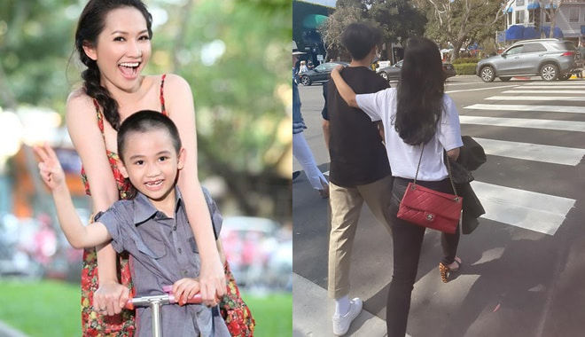 Con trai Kim Hiền ra dáng hotboy ở tuổi 16, cao vượt trội hơn mẹ và bố