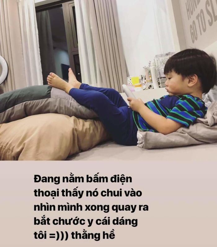 Quý tử nhà Trang Lou: Nổi ngang bố mẹ, mới 5 tuổi mà lí lẽ đỉnh cao