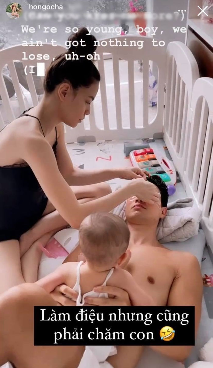Số hưởng như Kim Lý: Vừa chăm 2 con, vừa được vợ tút tát nhan sắc