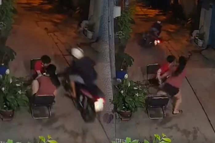 Đi cướp không coi ngày: Thanh niên ngã sấp mặt, còn lỗ cả con xe