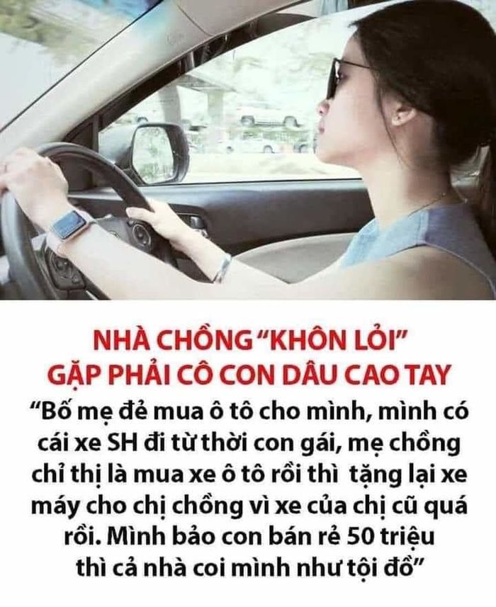 Gặp trúng con dâu cao tay, nhà chồng khôn lỏi đành phải tắt đài