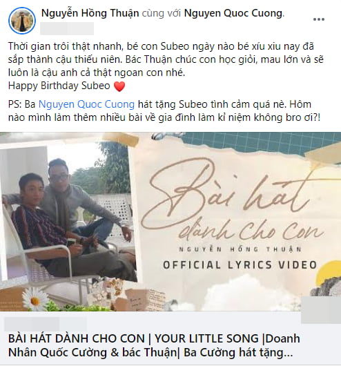 Hà Hồ - Kim Lý mừng sinh nhật Subeo, Cường Đô La tặng quà bất ngờ