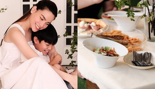 Hà Hồ - Kim Lý mừng sinh nhật Subeo, Cường Đô La tặng quà bất ngờ