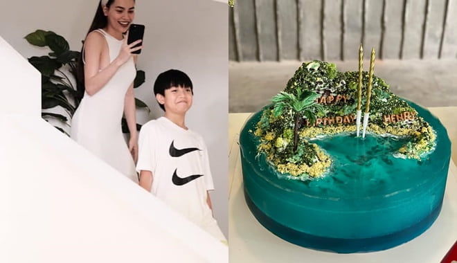 Hà Hồ - Kim Lý mừng sinh nhật Subeo, Cường Đô La tặng quà bất ngờ