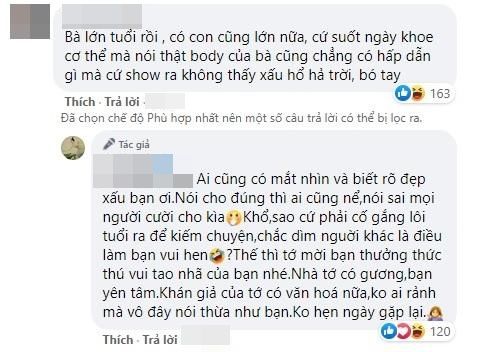 Hiền chán chê, Lệ Quyên nay ăn thua đủ với những bình luận kém duyên