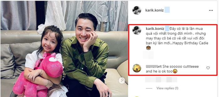Karik mừng sinh nhật con gái Elly Trần, hé lộ nhân vật đặc biệt