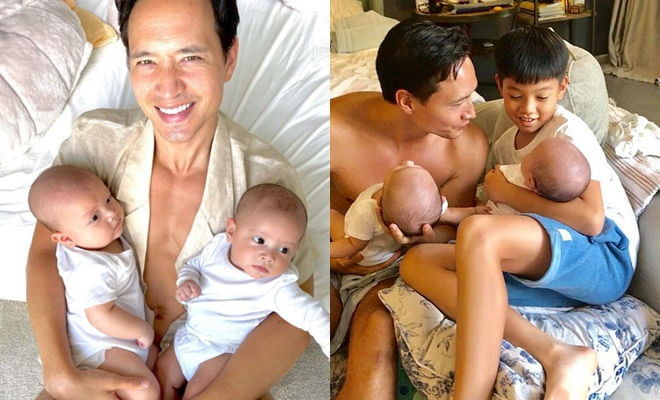 Khoảnh khắc ái nữ Hà Hồ ngủ gục trên người bố khiến dân tình phát sốt