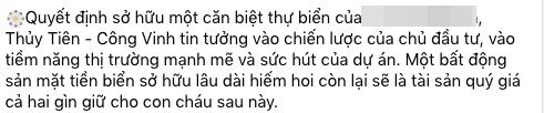 Không chỉ sửa nhà, Thủy Tiên - Công Vinh còn sắm biệt thự ở Vũng Tàu