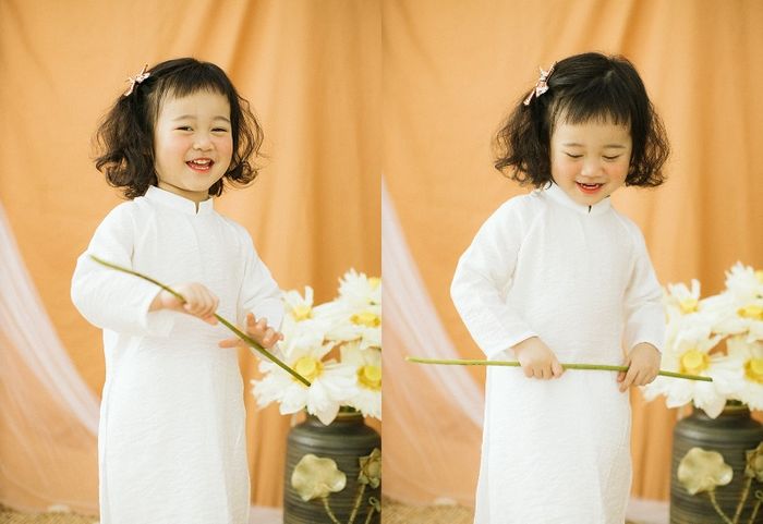 Mở màn mùa chụp sen: Bé gái 3 tuổi với biểu cảm quá đỗi đáng yêu