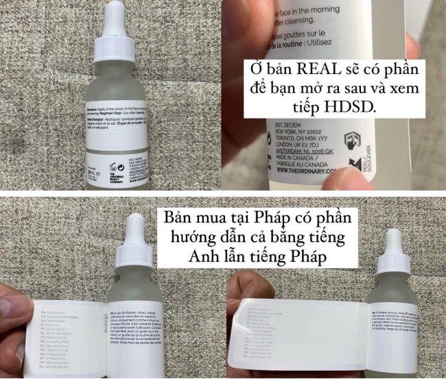 Hội chị em thi nhau xé vỏ hộp serum có chữ Tiếng Việt là fake bản Hàn