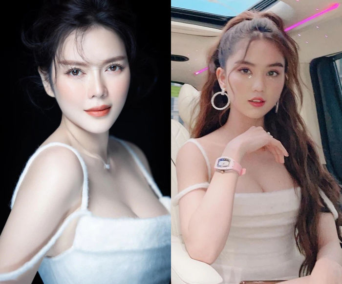 Oan gia ngõ hẹp là có thật: Ngọc Trinh - Lý Nhã Kỳ đụng váy áo