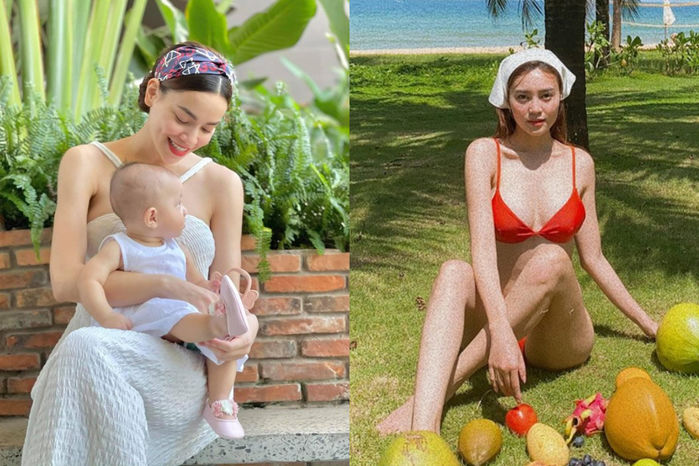 Mỹ nhân Việt rần rần bắt chước kiểu cột tóc của mợ út phim Mine