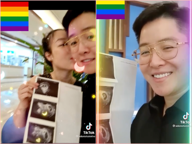 Hết ở ẩn, Tú Lơ Khơ hạnh phúc khoe vợ đại gia hơn 21 tuổi mang bầu đôi