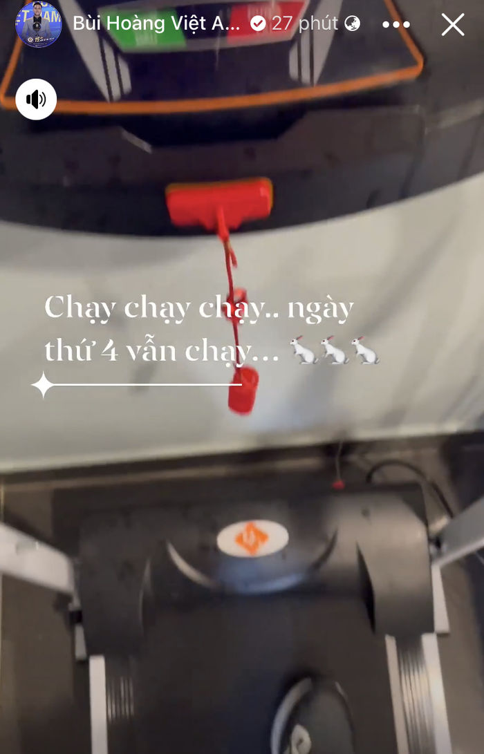 “Nội dung” đặc sắc của các cầu thủ tuyển Việt Nam trong khi cách ly