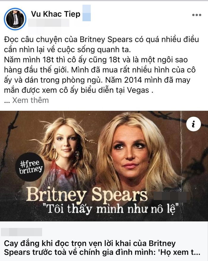 Sao Việt phẫn nộ khi biết Britney Spears bị giám sát 13 năm