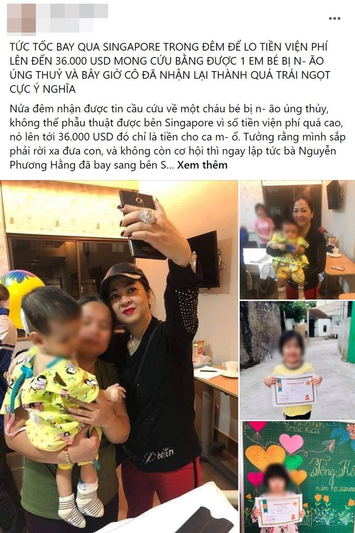 Thành quả mĩ mãn khi giúp đỡ người khó khăn của bà Hằng, Mr. Đàm