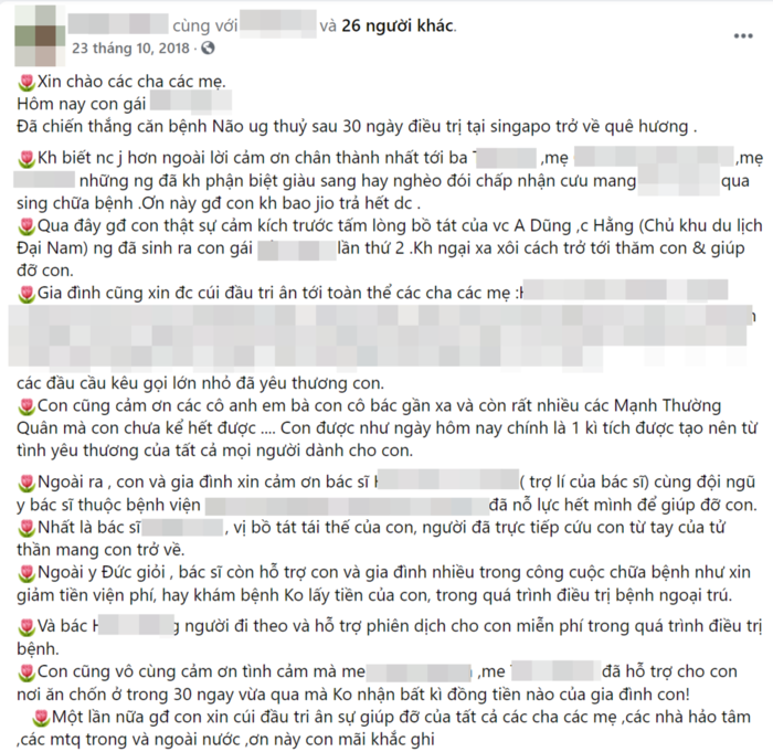 Thành quả mĩ mãn khi giúp đỡ người khó khăn của bà Hằng, Mr. Đàm
