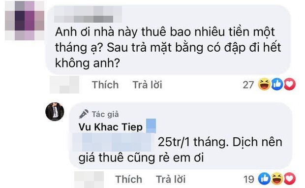 Vũ Khắc Tiệp tiết lộ chi phí xây dinh thự mua được 2-3 căn khác