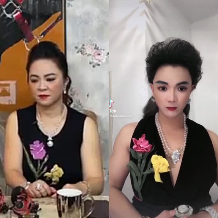 Lộ diện chị em sinh đôi của bà Phương Hằng, kim cương to hơn chính chủ