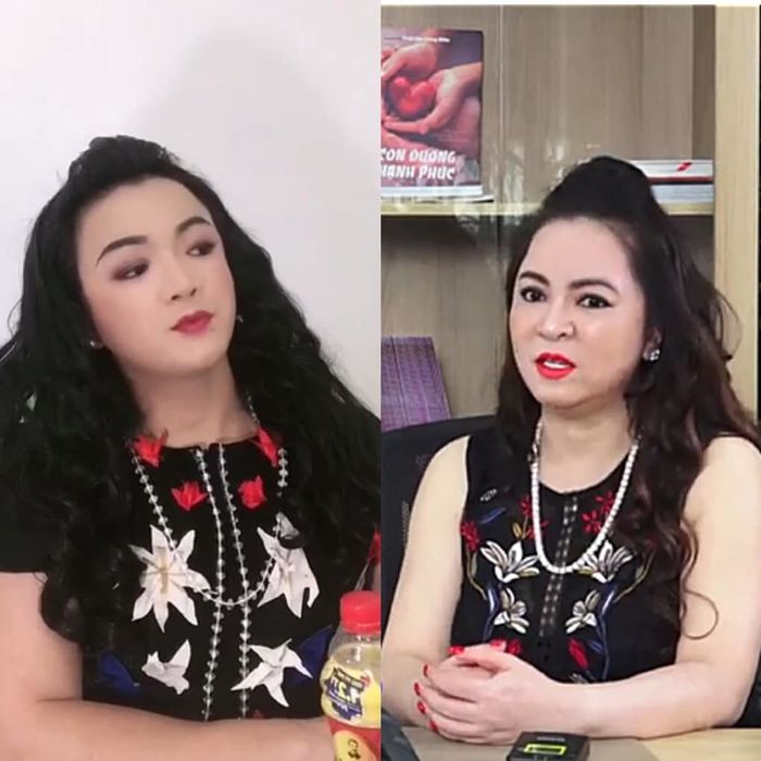 Lộ diện chị em sinh đôi của bà Phương Hằng, kim cương to hơn chính chủ