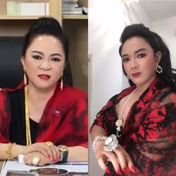Lộ diện chị em sinh đôi của bà Phương Hằng, kim cương to hơn chính chủ