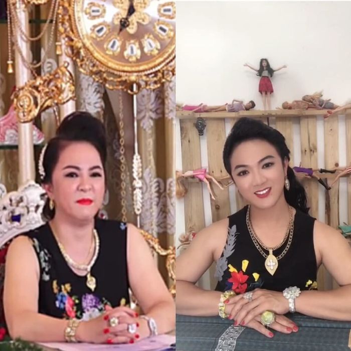 Lộ diện chị em sinh đôi của bà Phương Hằng, kim cương to hơn chính chủ