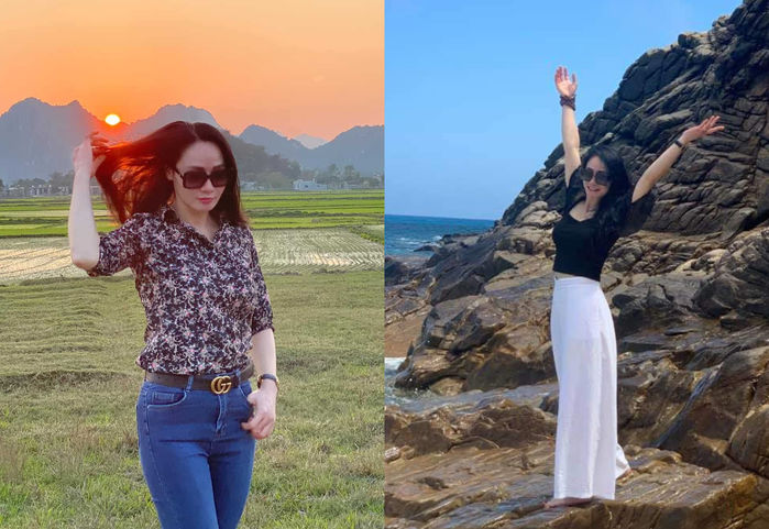 Bà Xuân Hương vị tình thân: Ngoài đời U50 vẫn đẹp, style như gái 20