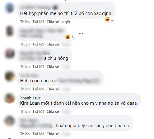 Bố nằm im để con dùng hết sức dặm phấn: Đã bảo sinh con gái được nhờ
