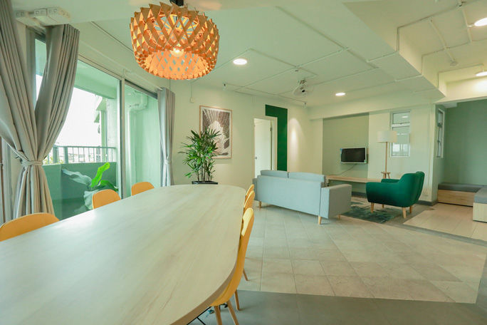 Cận cảnh bệnh viện dã chiến tại Thuận Kiều Plaza trước khi hoạt động