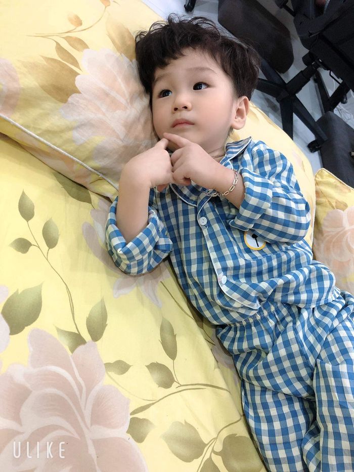 Con trai của Lâm Khánh Chi càng lớn càng đẹp, được bố mẹ cưng chiều