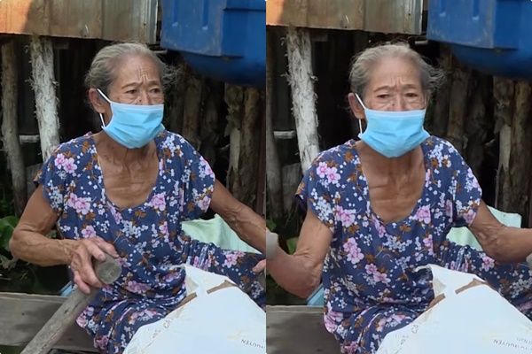 Cụ bà cả đời đơn độc trên sông, mưu sinh bằng nghề lượm ve chai