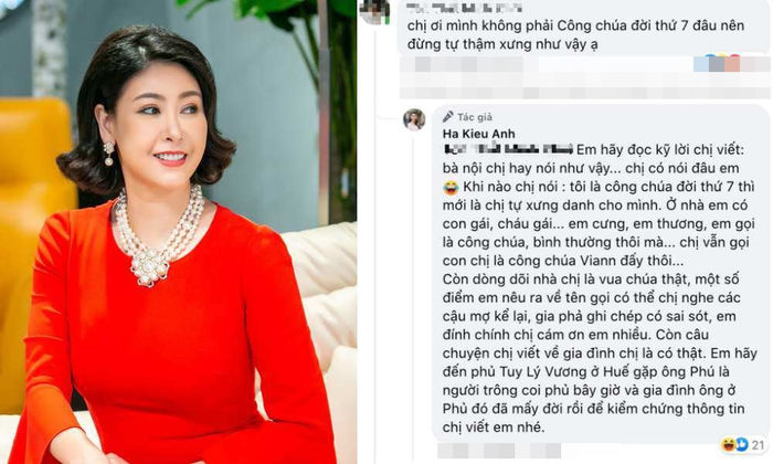 Cuộc sống danh gia vọng tộc của cháu vua Minh Mạng - Hà Kiều Anh