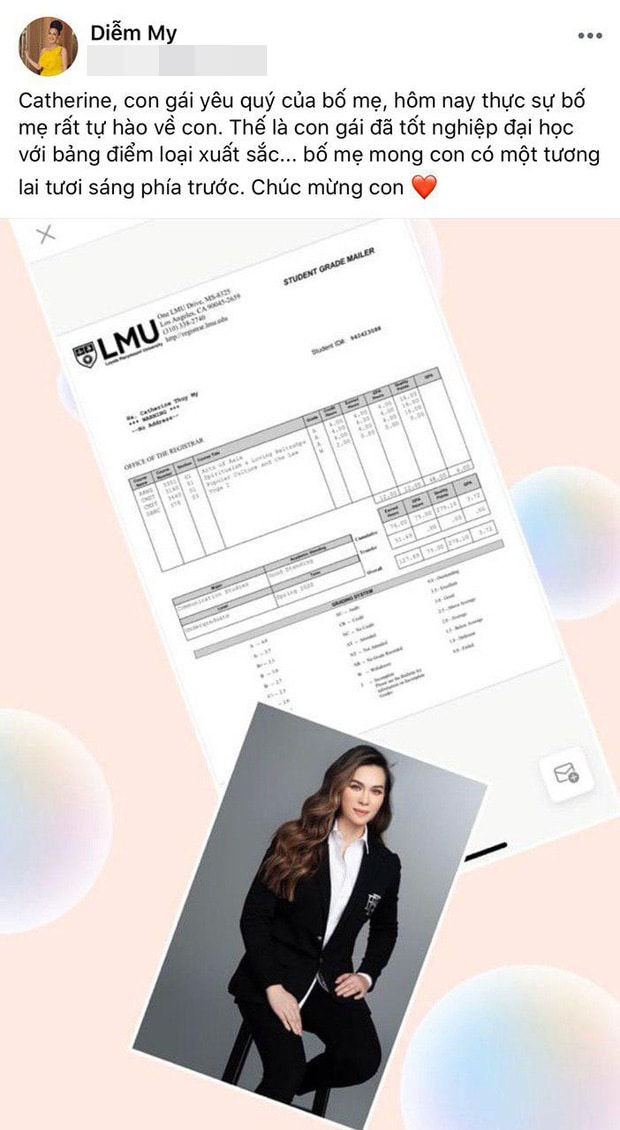 Diễm My 6x có 2 con gái xinh như hoa hậu, thành tích học tập quá khủng