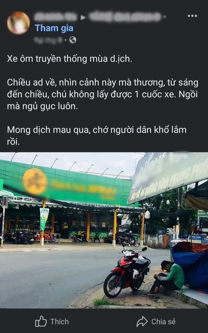 Được tặng 5 triệu chỉ lấy 500k, chú xe ôm mong được ủng hộ cuốc xe
