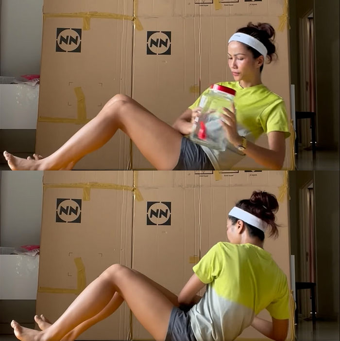 H'Hen Niê hướng dẫn 3 bài tập đơn giản tại gia để có vòng eo 55cm