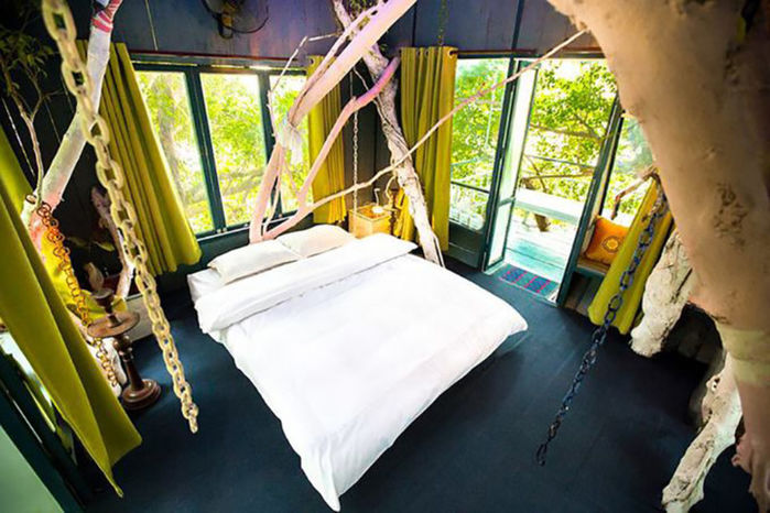 Những ngôi nhà được xây trên cây: không chill phết không lấy tiền