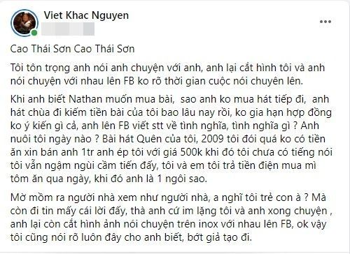 Khắc Việt tức giận mắng Cao Thái Sơn hay nói đạo lý mà sống giả tạo