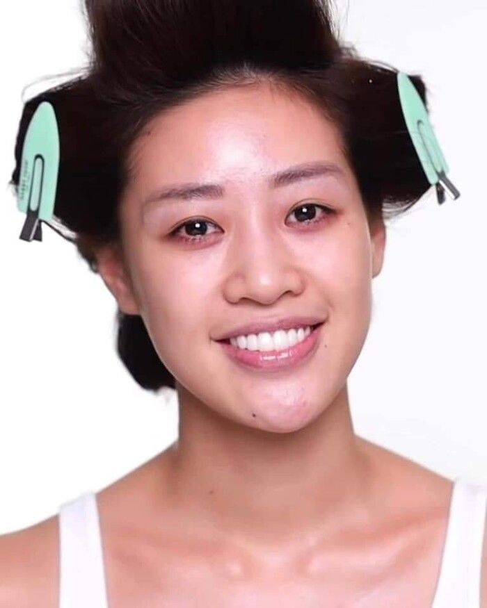 Khánh Vân lộ mặt mộc nhợt nhạt, lột xác nhờ chuyên gia make-up quốc tế