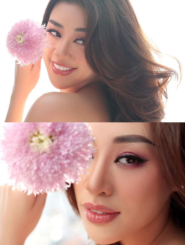 Khánh Vân lộ mặt mộc nhợt nhạt, lột xác nhờ chuyên gia make-up quốc tế